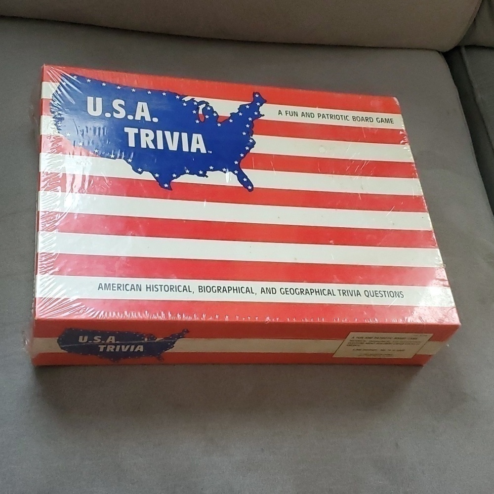 NEW Vintage 1985 Boynton Trivia Family Board Game USA 6000 Questions